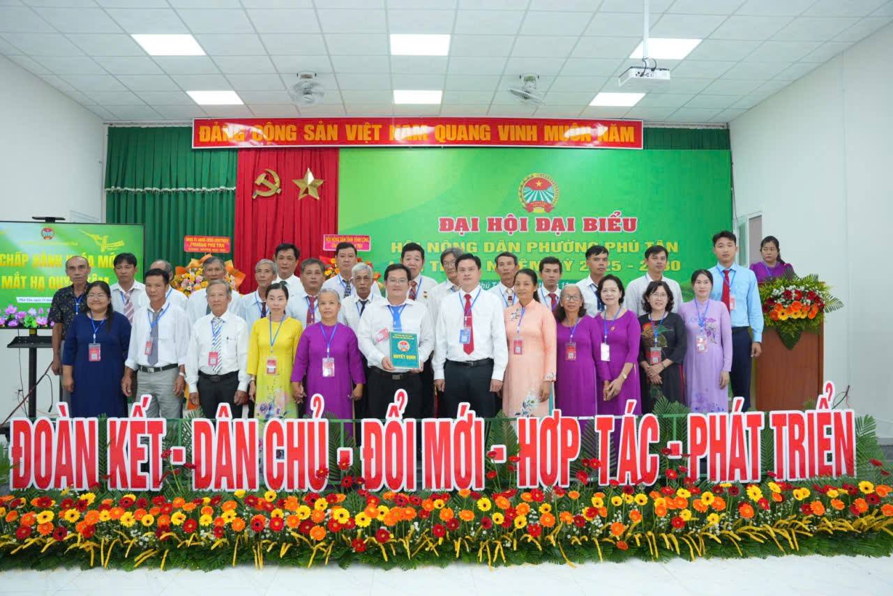 Đại hội đại biểu Hội Nông dân phường Phú Tân lần thứ I, nhiệm kỳ 2025-2030